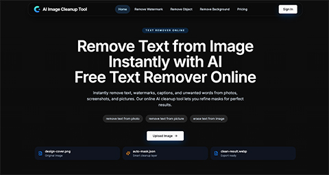 AI Image Cleanup Tool