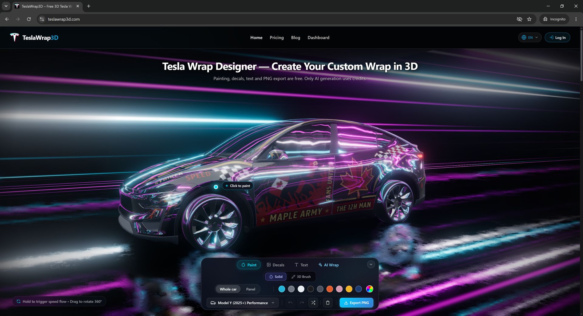 TeslaWrap3D