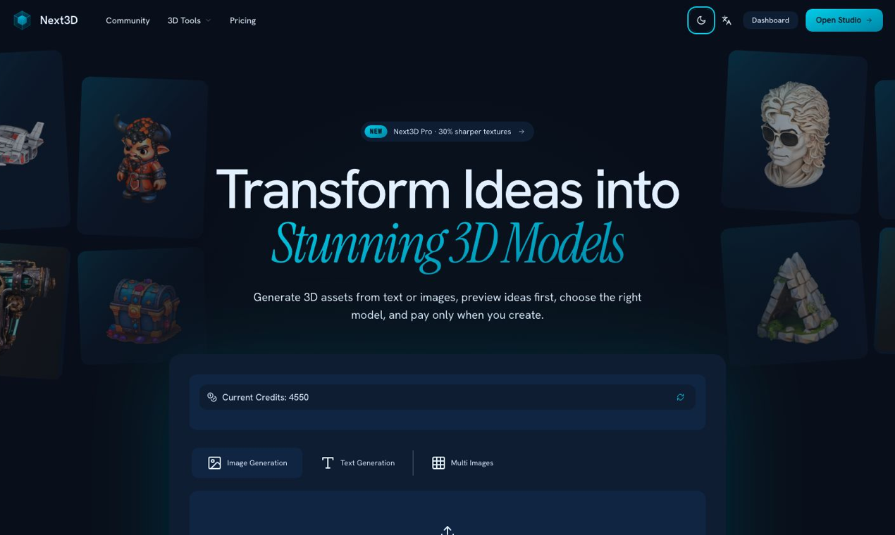 Next3D AI 3D Model Generator