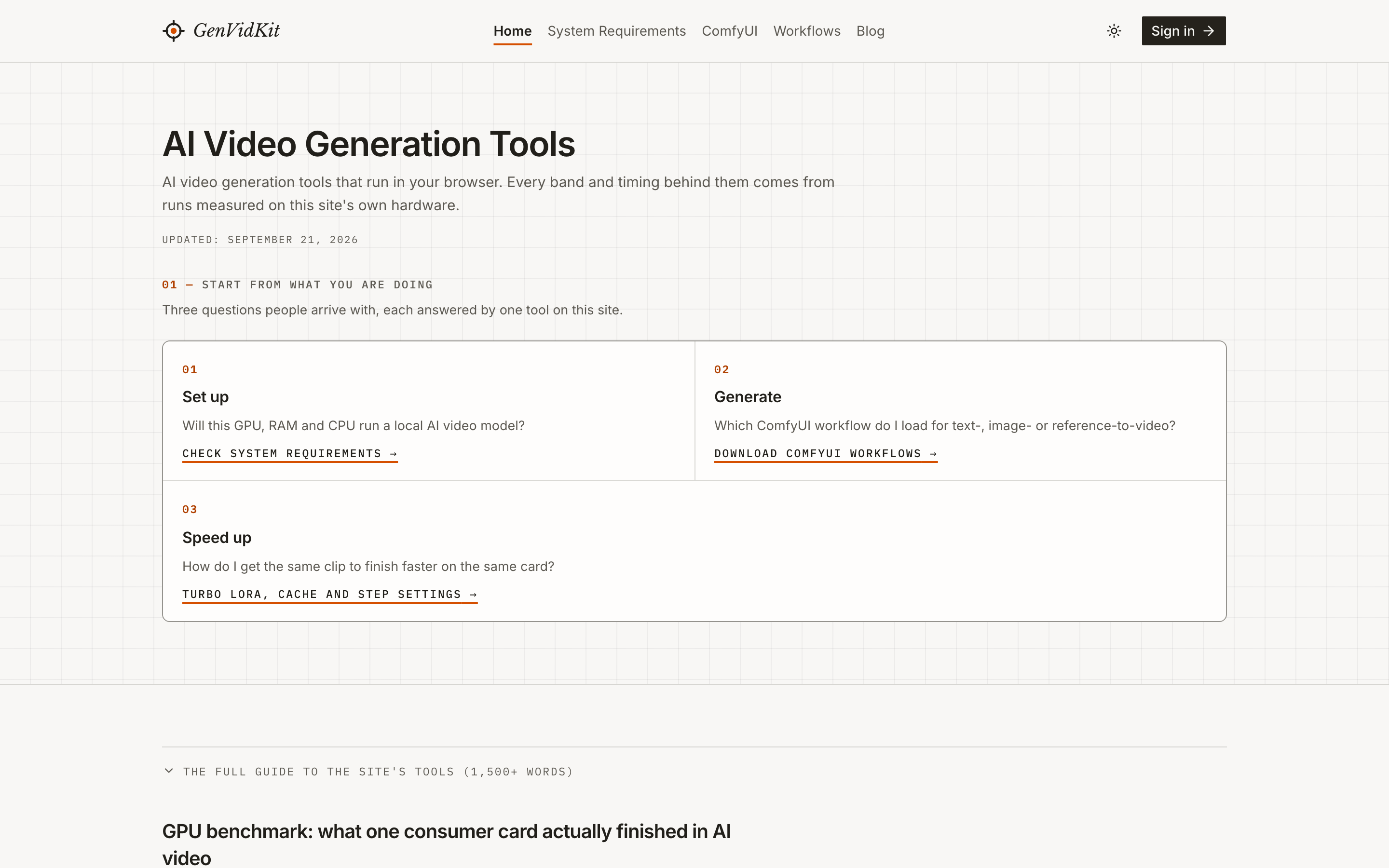 GenVidKit