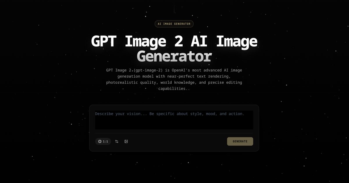 ImageGen2 AI Image Editor