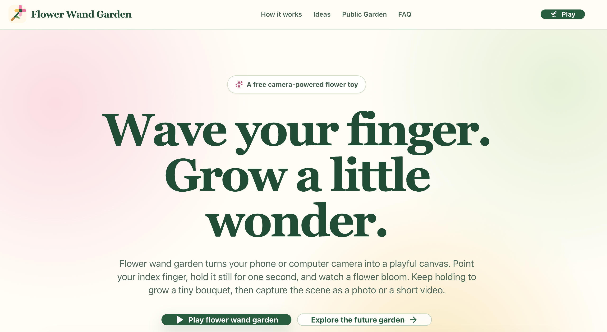 Flower Wand Garden
