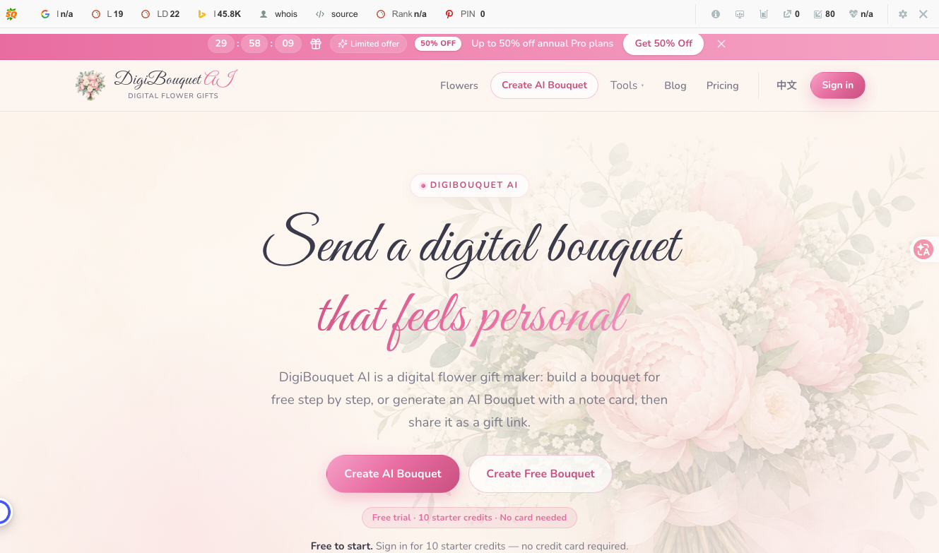 DigiBouquet AI