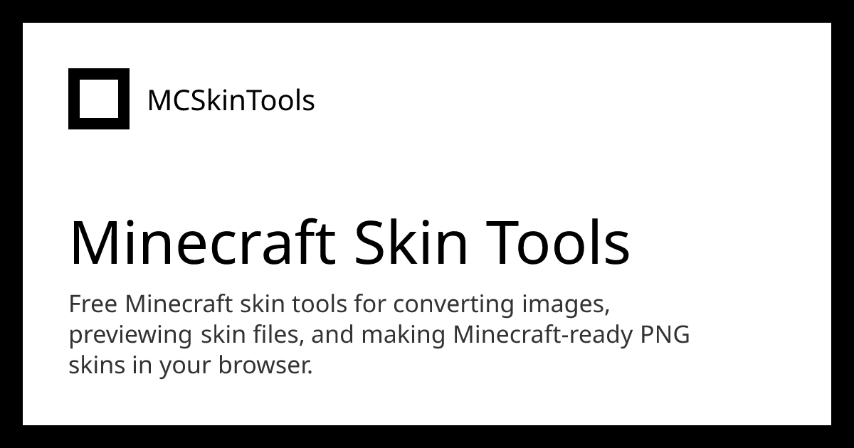 MCSkinTools