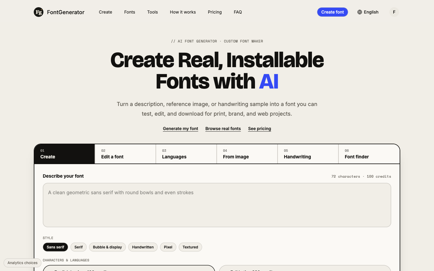 FontGenerator