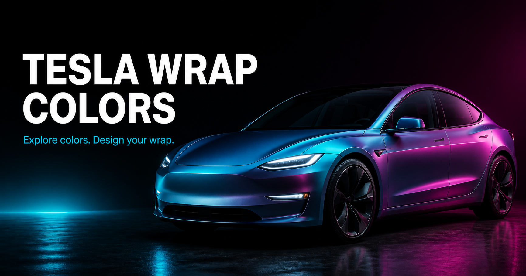 Tesla Wrap Colors