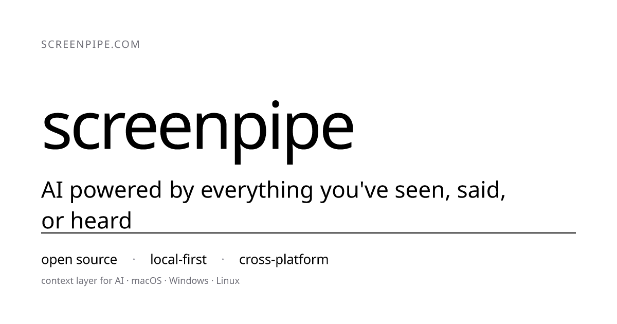 screenpipe