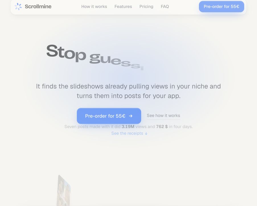 Scrollmine