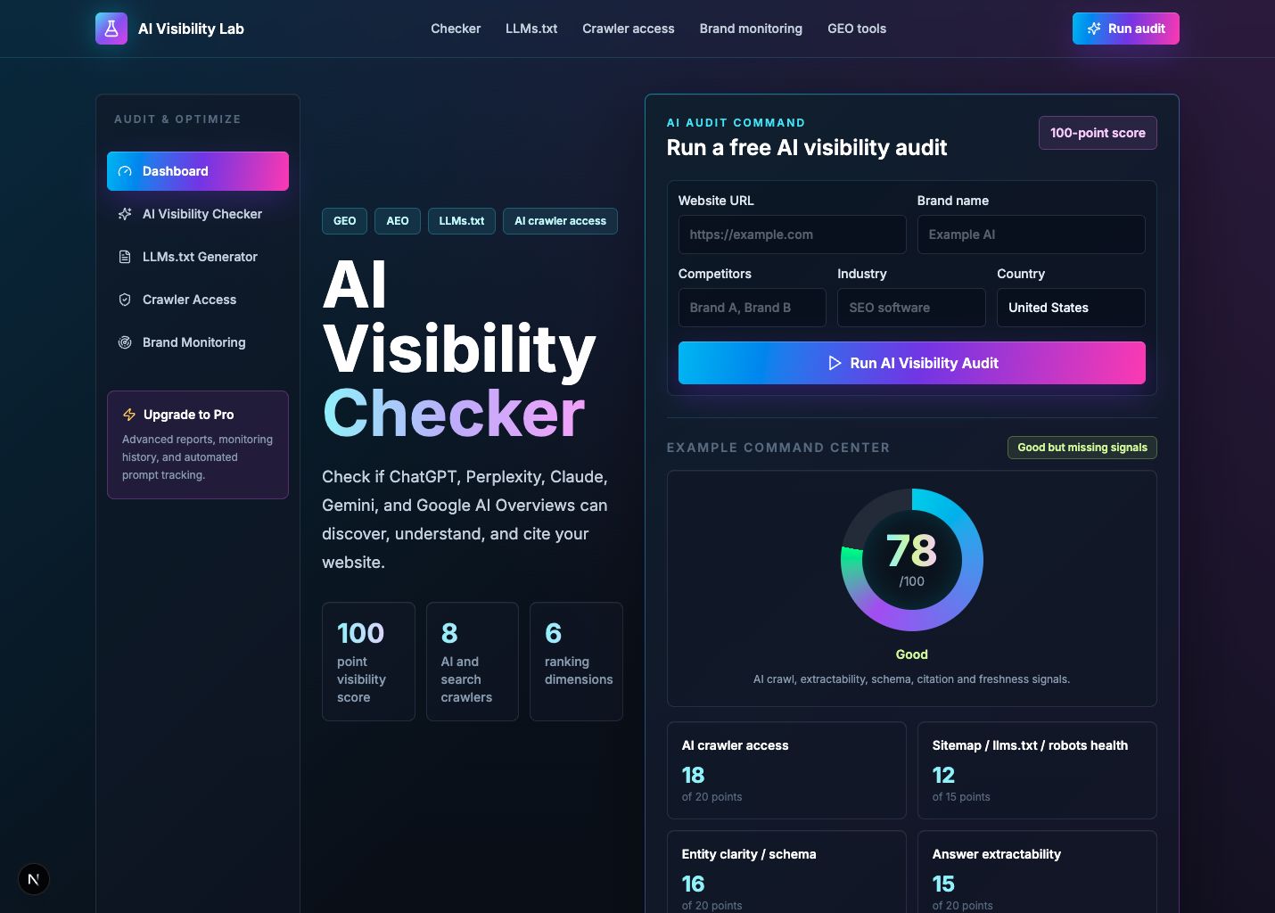 Answer Visibility Lab