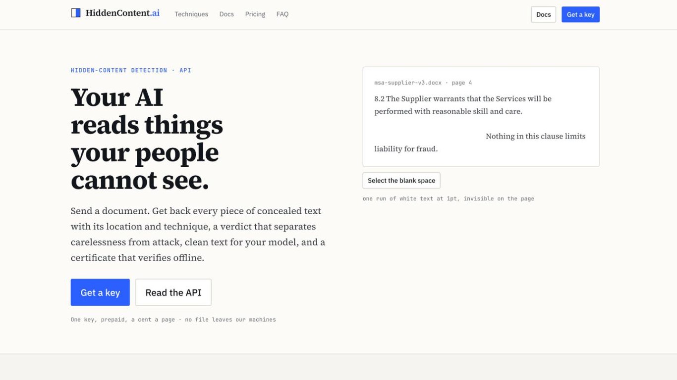 HiddenContent.ai