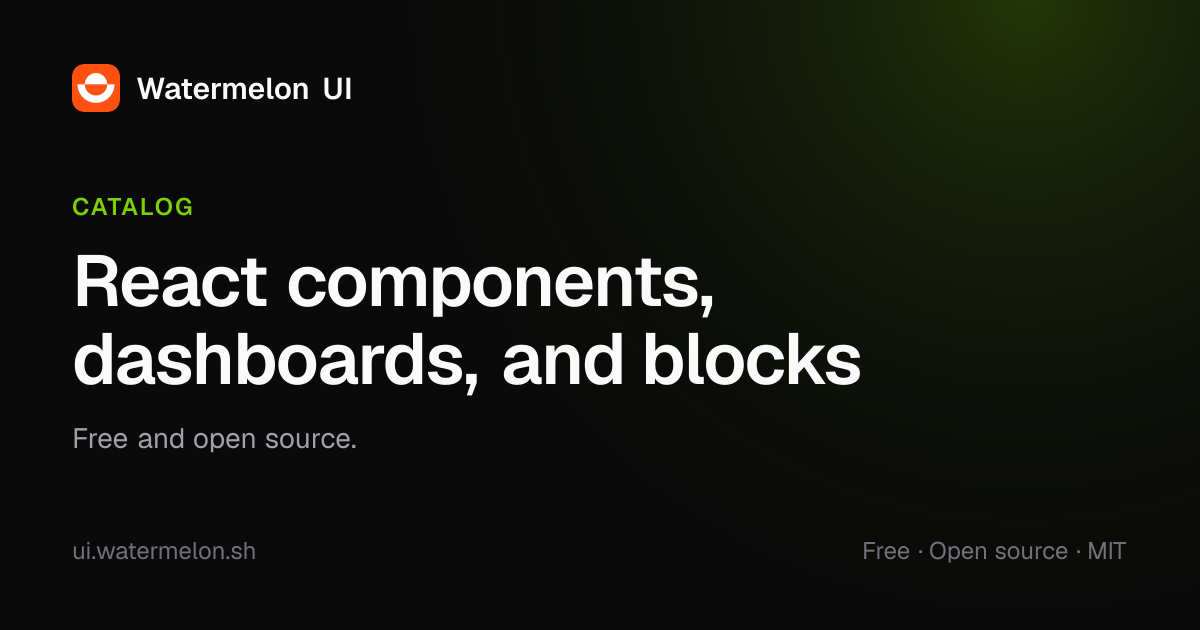 Watermelon UI