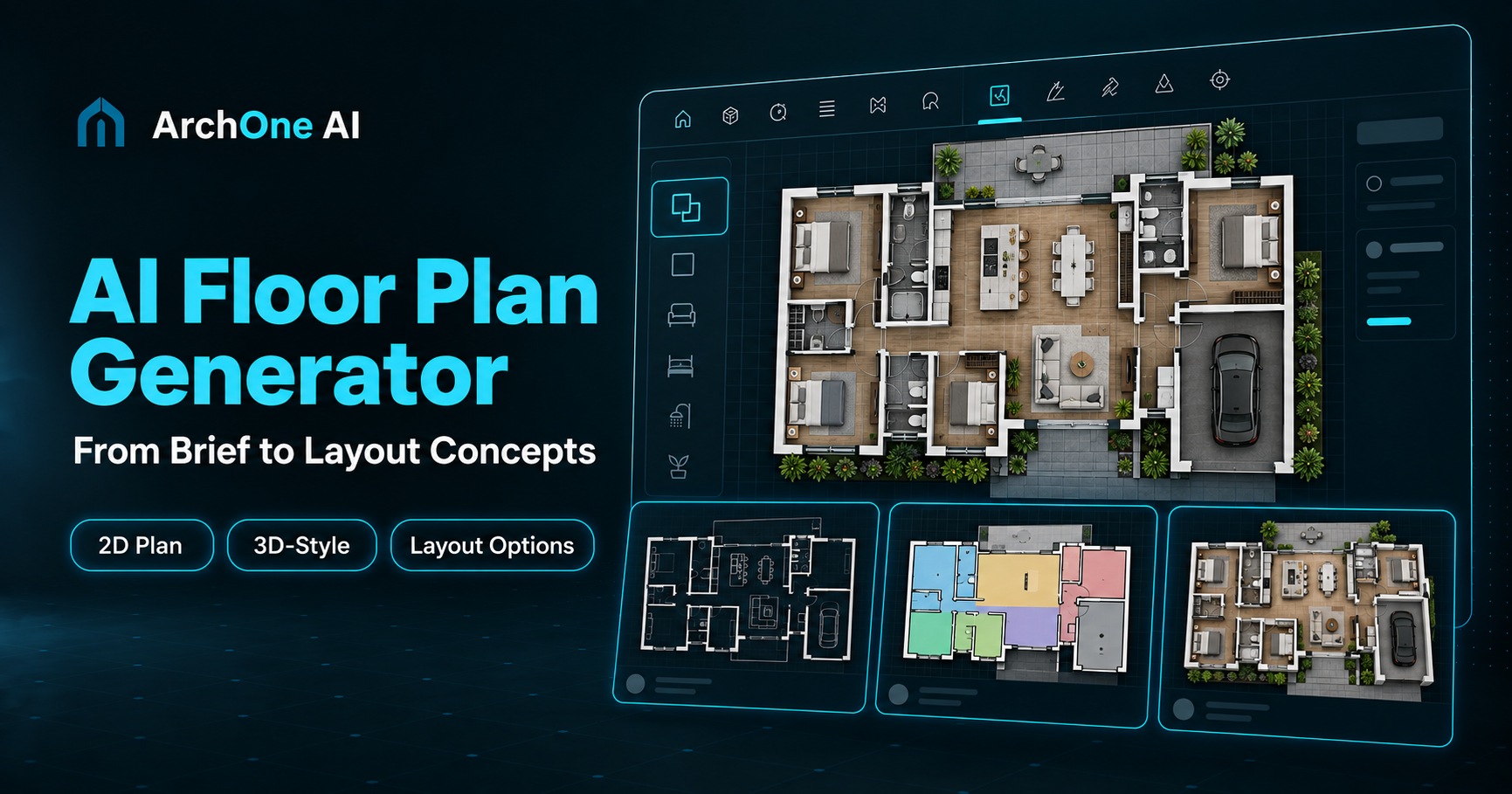 ArchOne AI Floor Plan Generator