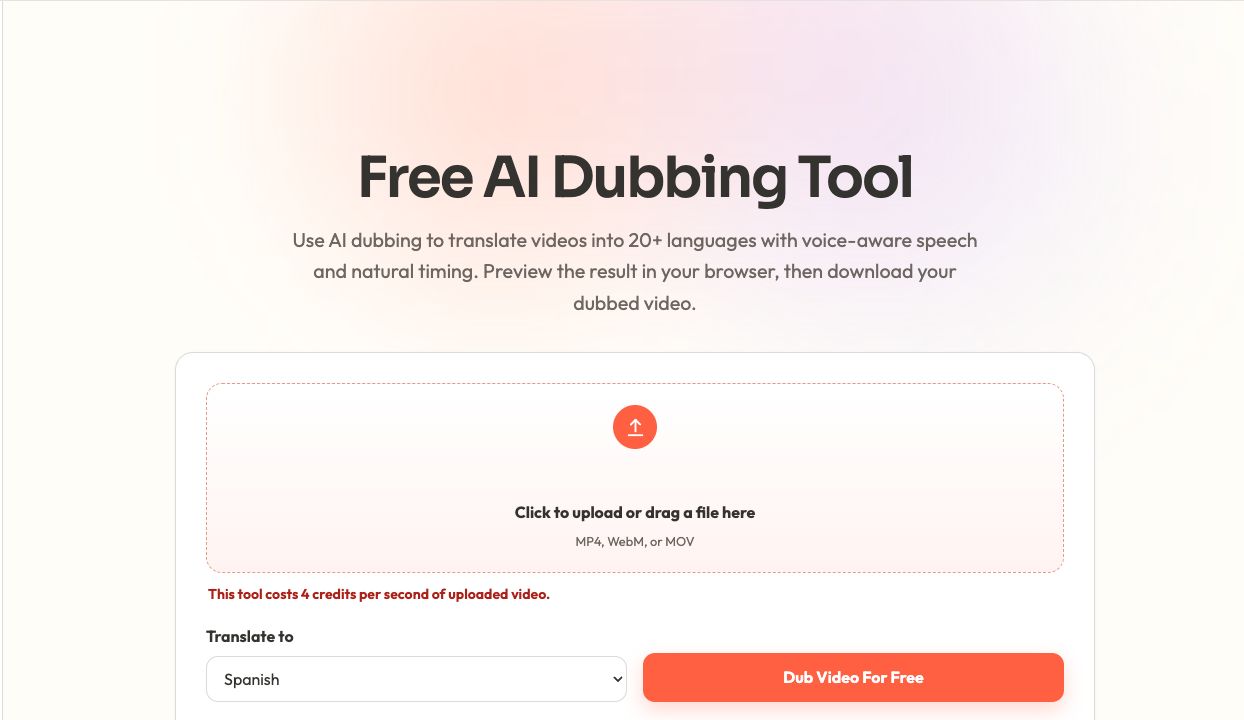 AI Dubbing