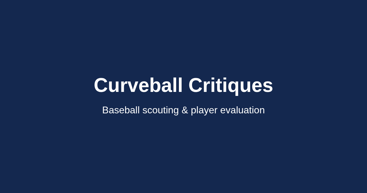 Curveball Critiques